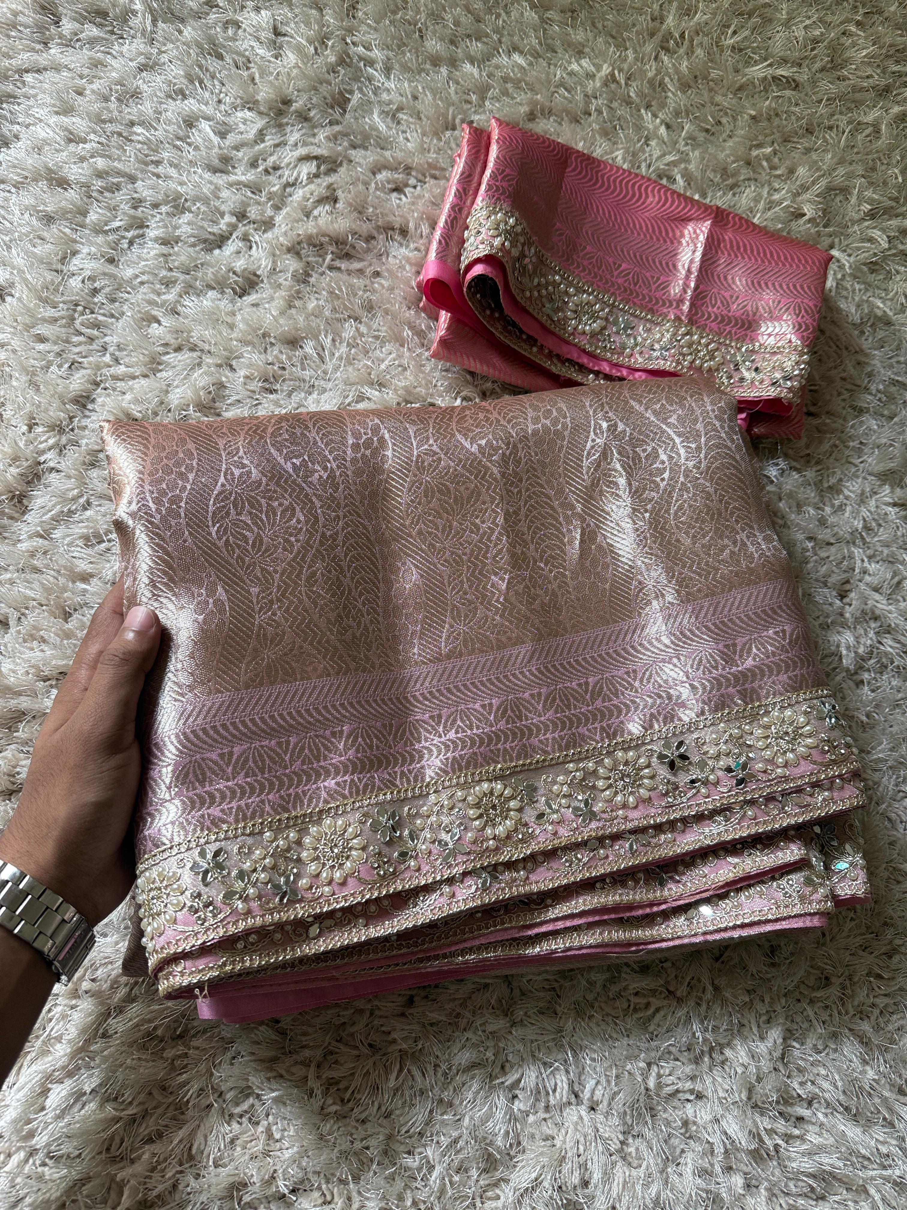Banarasi Kanjivaram Bridal Tissue Silk Saree❤️
