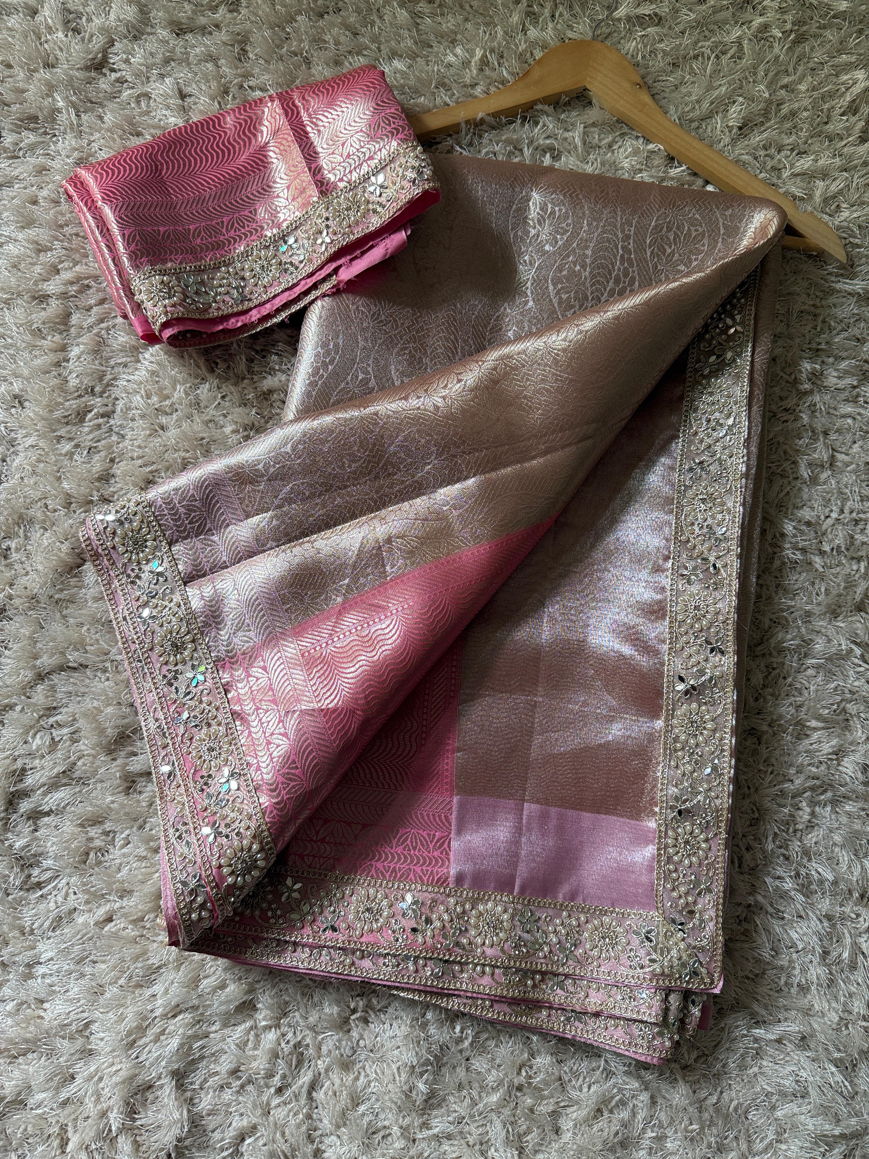 Banarasi Kanjivaram Bridal Tissue Silk Saree❤️
