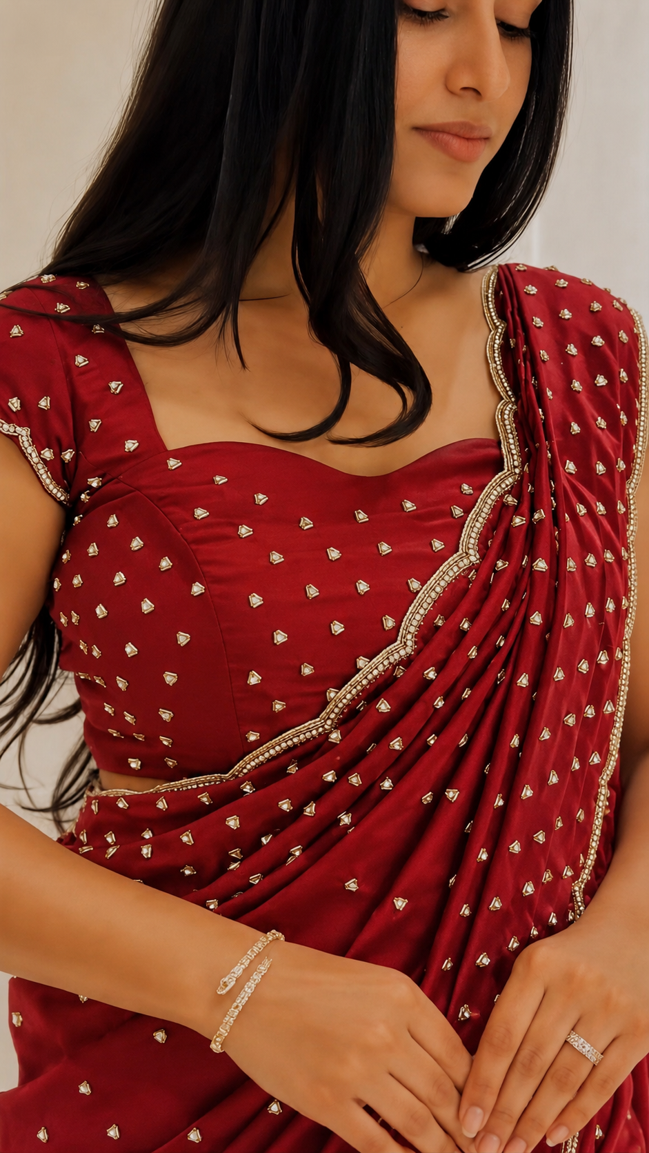 Nakshatra Designer Handwork Saree ✨