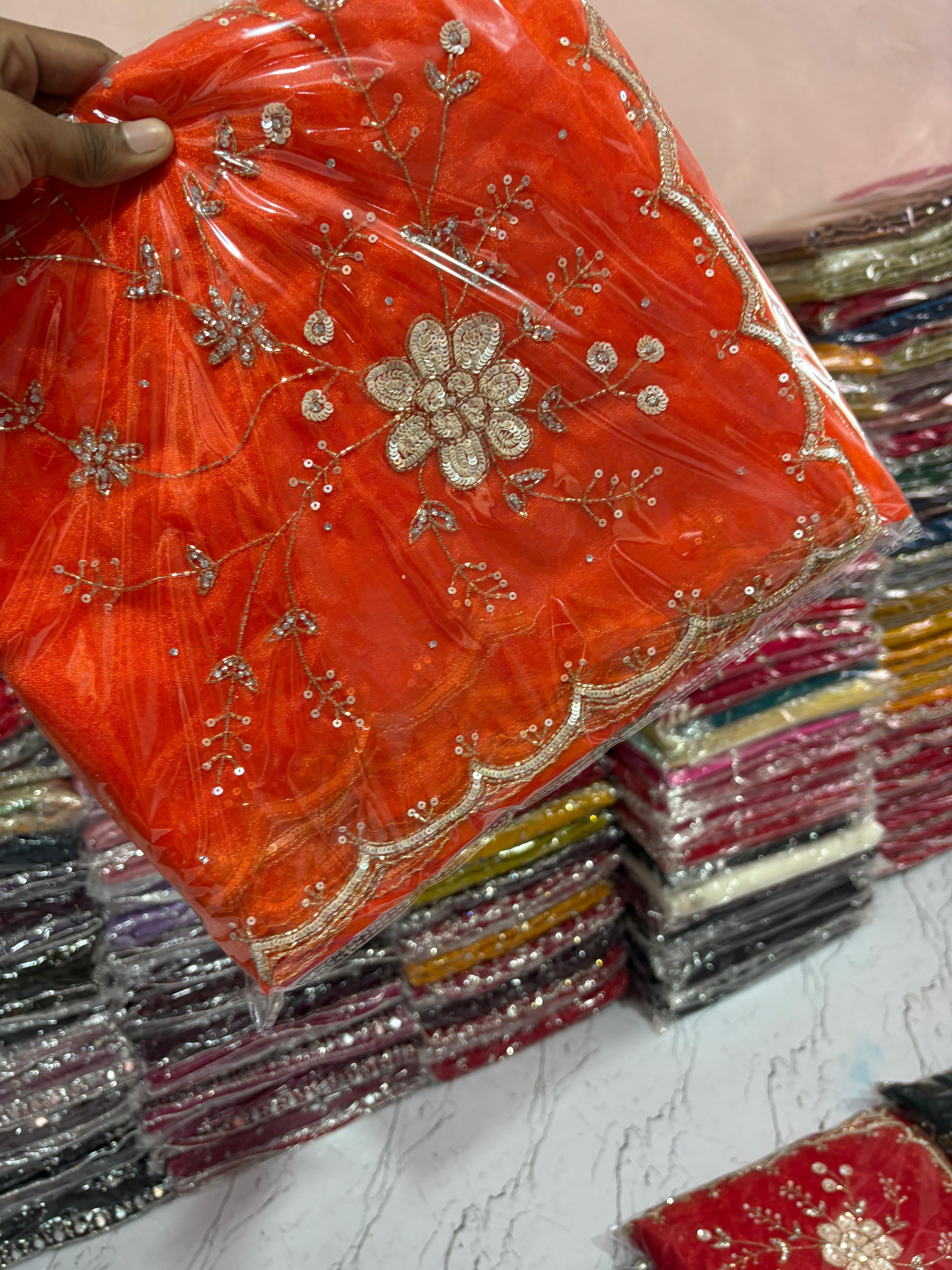 Priya - Soft Organza Designer Handwork Saree 💚