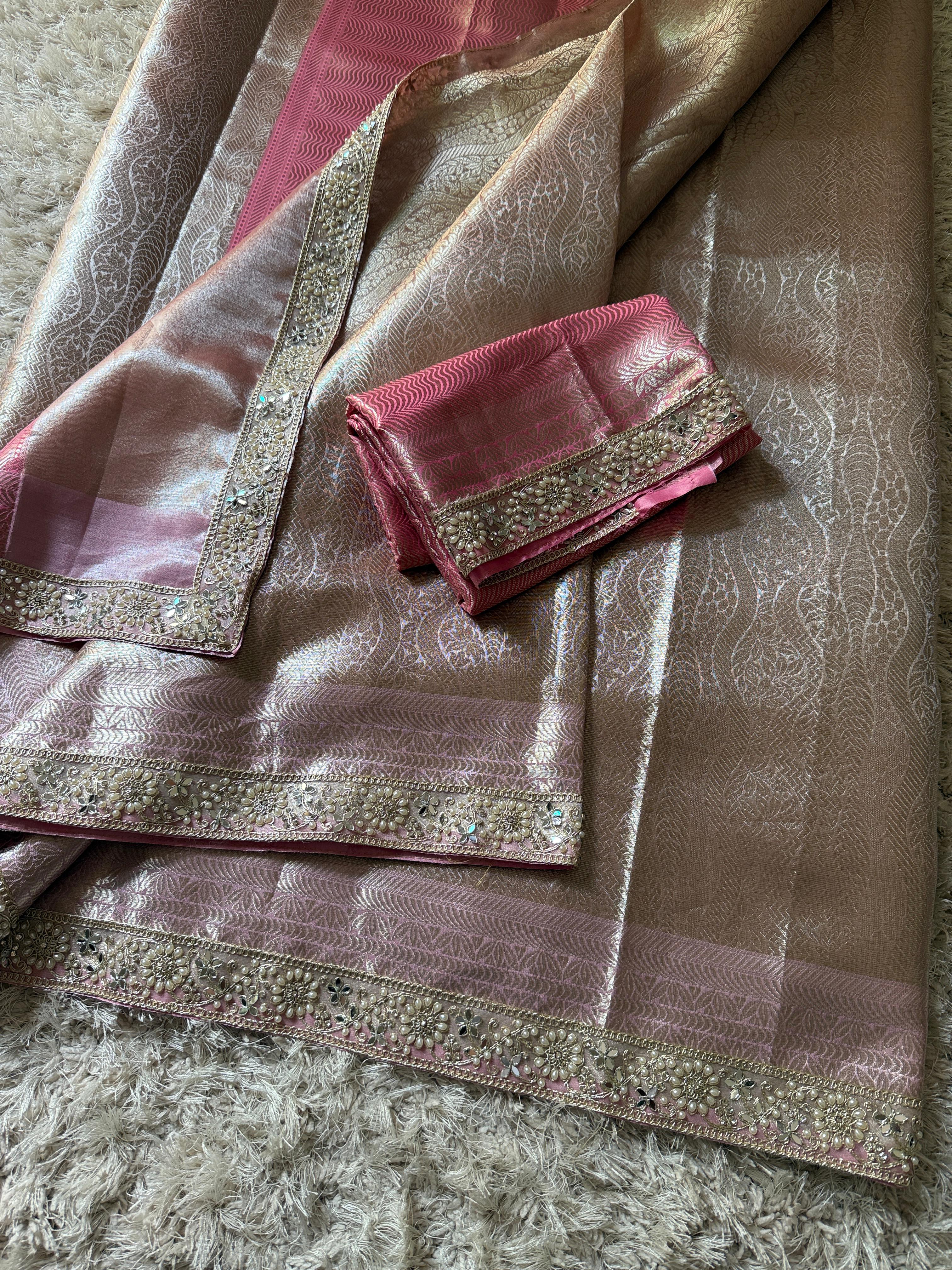 Banarasi Kanjivaram Bridal Tissue Silk Saree❤️