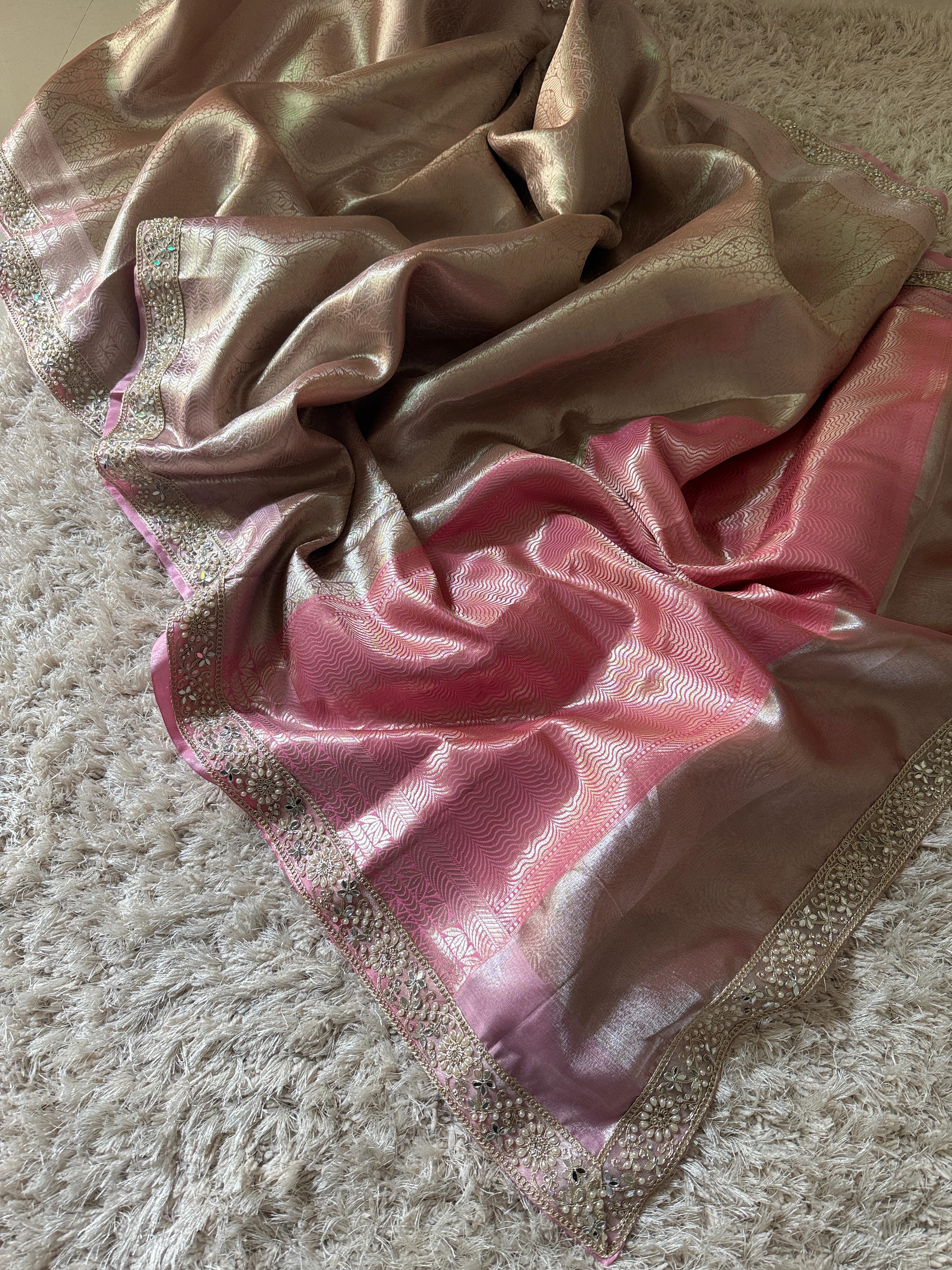 Banarasi Kanjivaram Bridal Tissue Silk Saree❤️
