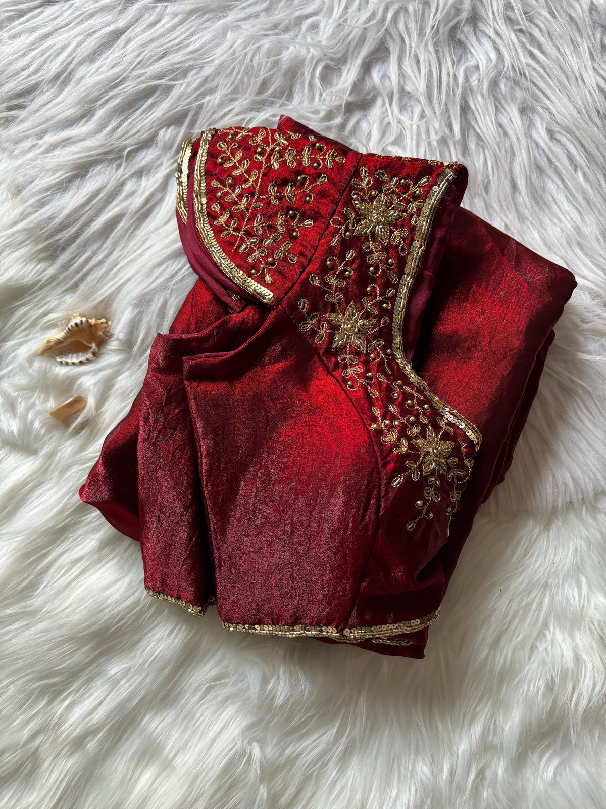 Space Silk Handwork Saree ✨